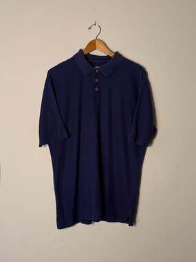 Pusser's Island Style Silk Cotton Blend Knit Polo Shirt